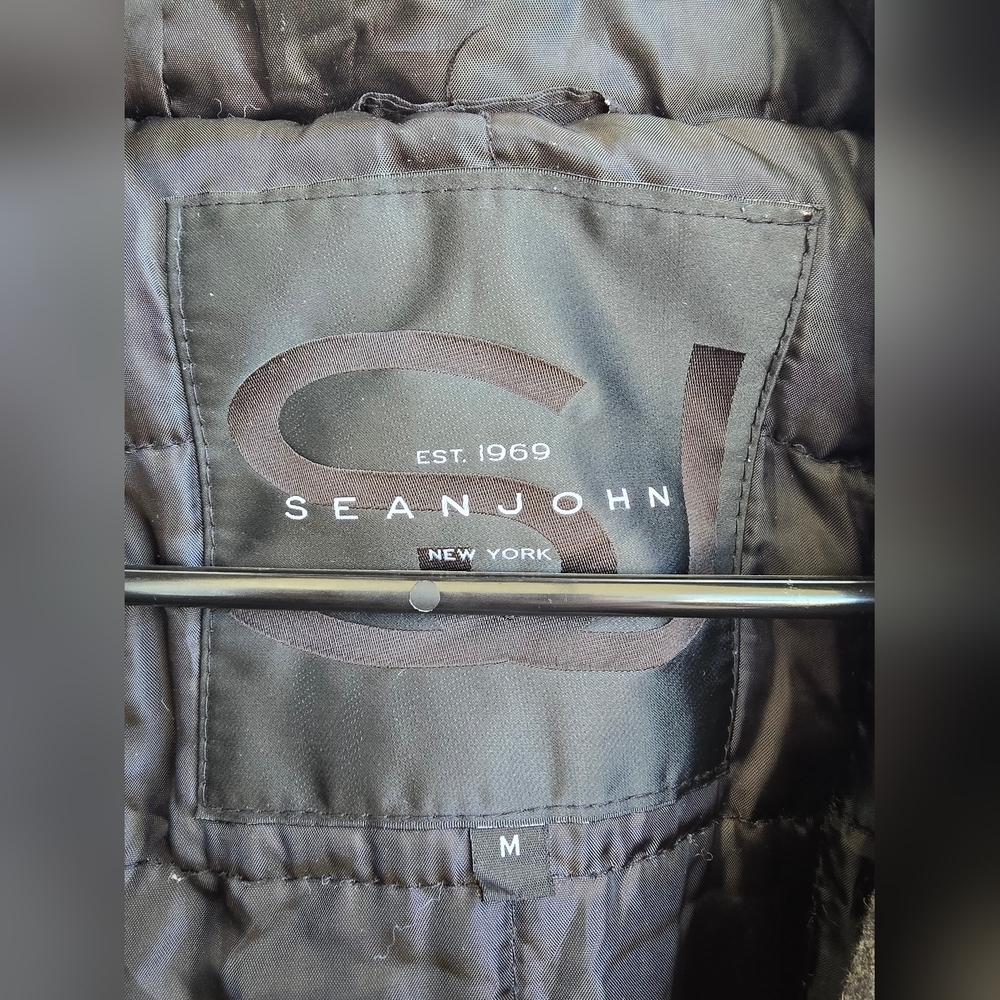 Sean John Charcoal Bomber Jacket - Picture 15 of 16